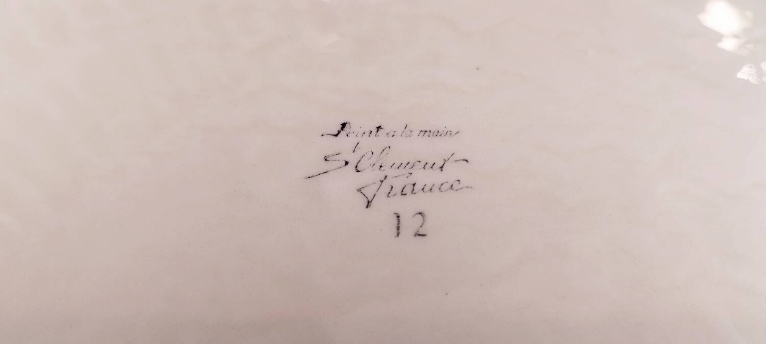 Dessous de plat vintage en céramique