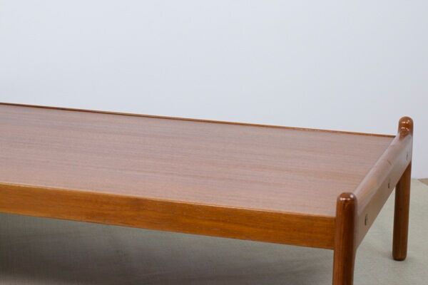 Scandinavian coffee table in vintage teak 1960