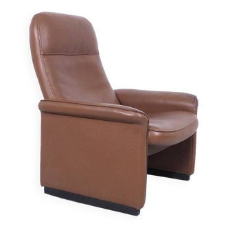 Fauteuil lounge relax en cuir marron De Sede DS 50