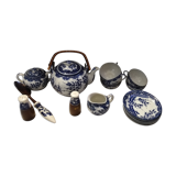 Japanese tea service apple blossoms