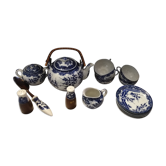Service de thé japonais fleurs de pommier
