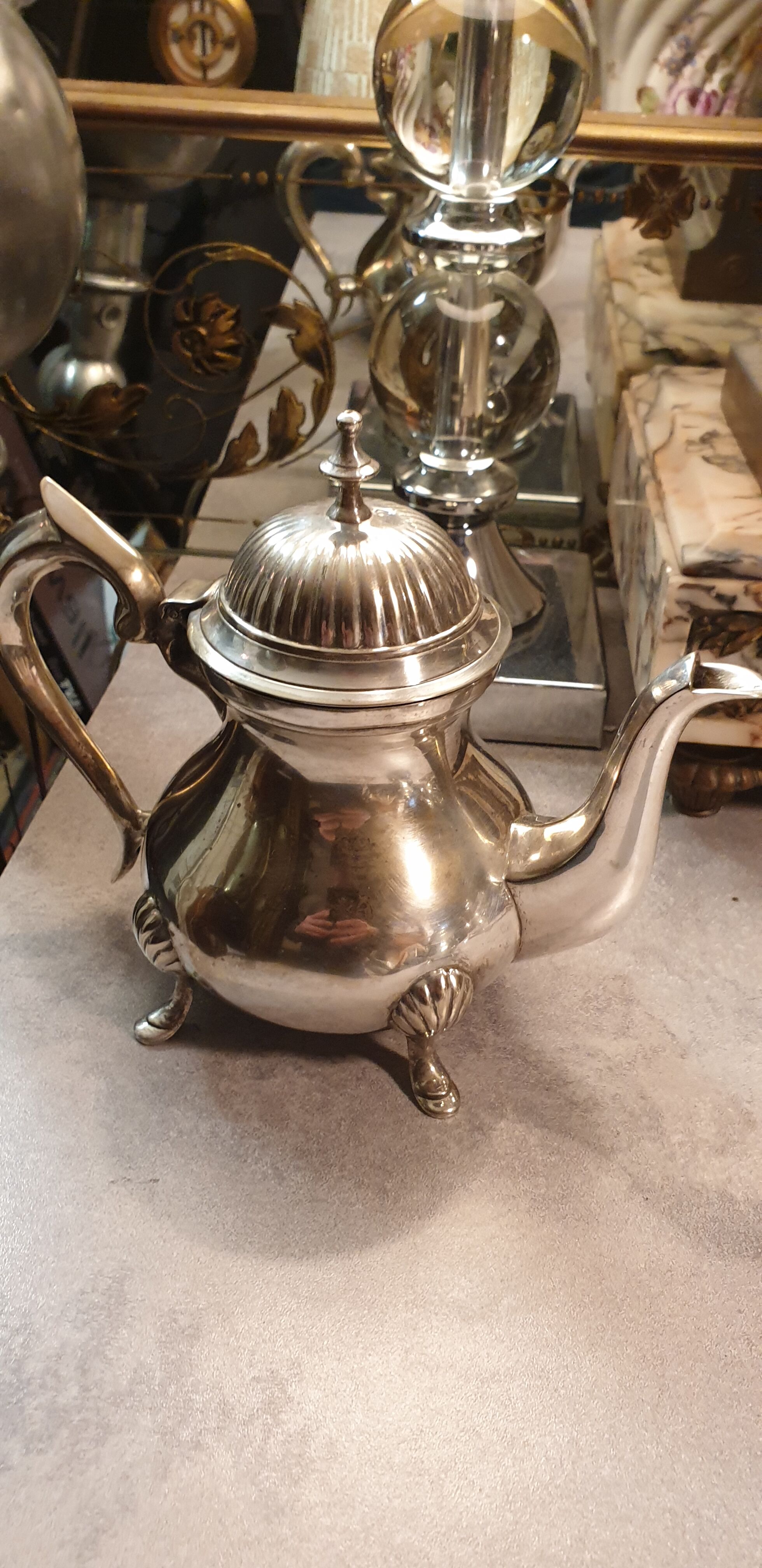 Coffee service in silver metal stamped Frionnet François,