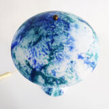 Glass paste mushroom lamp, swivel head, years 60