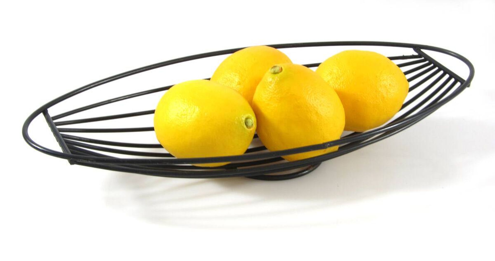 Bol à fruits en fil métallique des années 50 Mid-Century