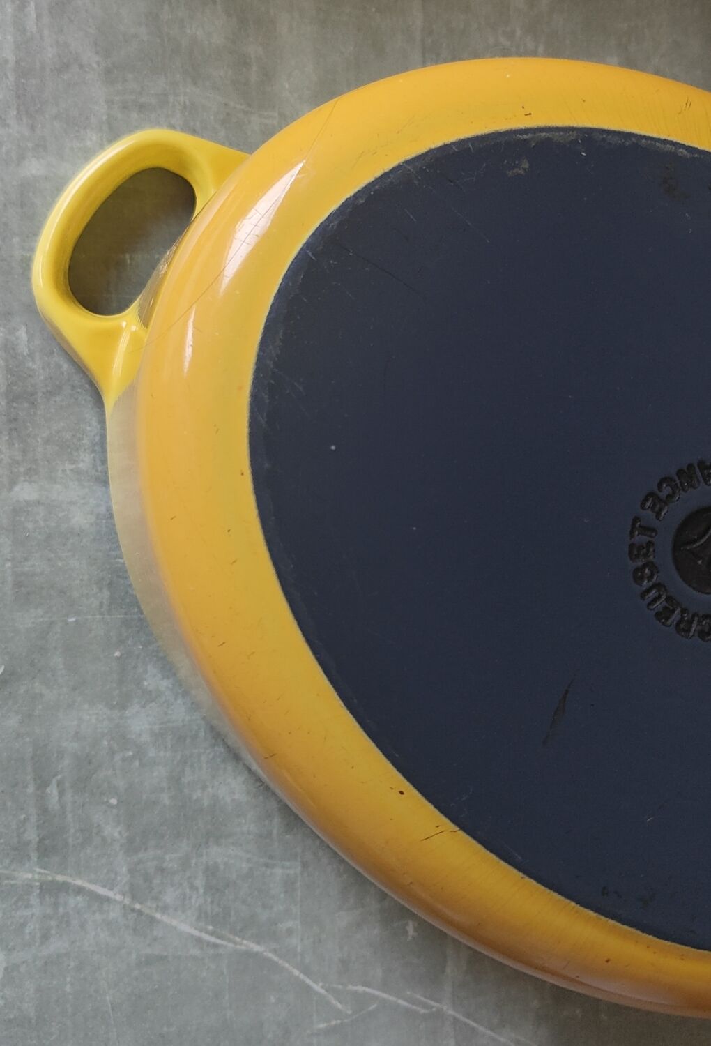 Le Creuset Yellow Oval Casserole