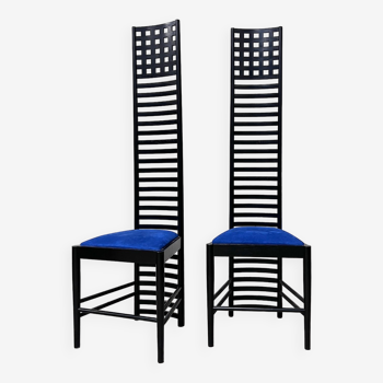 Pair of Hill House chairs by Mackintosh
