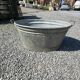 Old zinc basin or bathtub, 70 liters