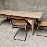 Large farm table solid wood draper table Length 240 cm