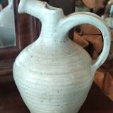 Old pitcher Pottery Ceramic stoneware Signed