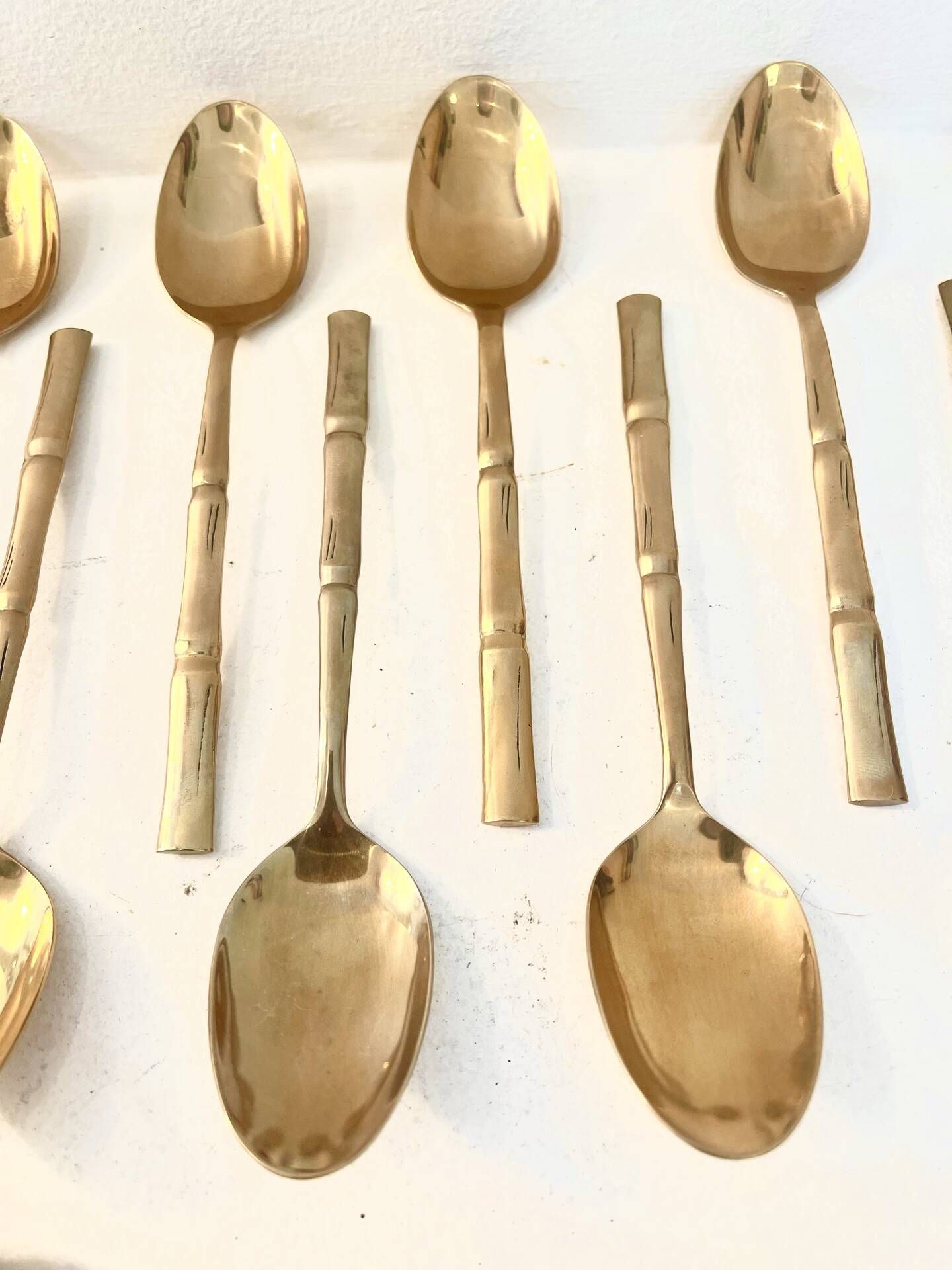 12 teaspoons, Hollywood Regency - circa 1970