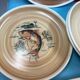 Fish service, Main course and 10 plates Sarreguemines Granville, vintage