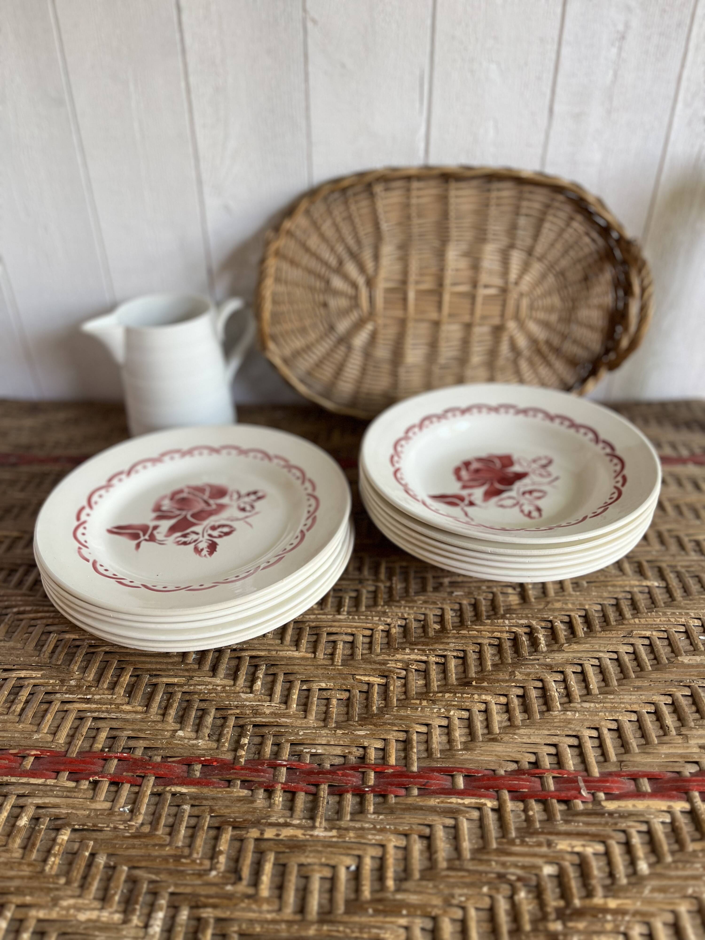 Digoin plates series Michel x12