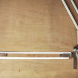 Dutch industrial drawing or architect's table witch lamp from rotanex-pool, 1950s