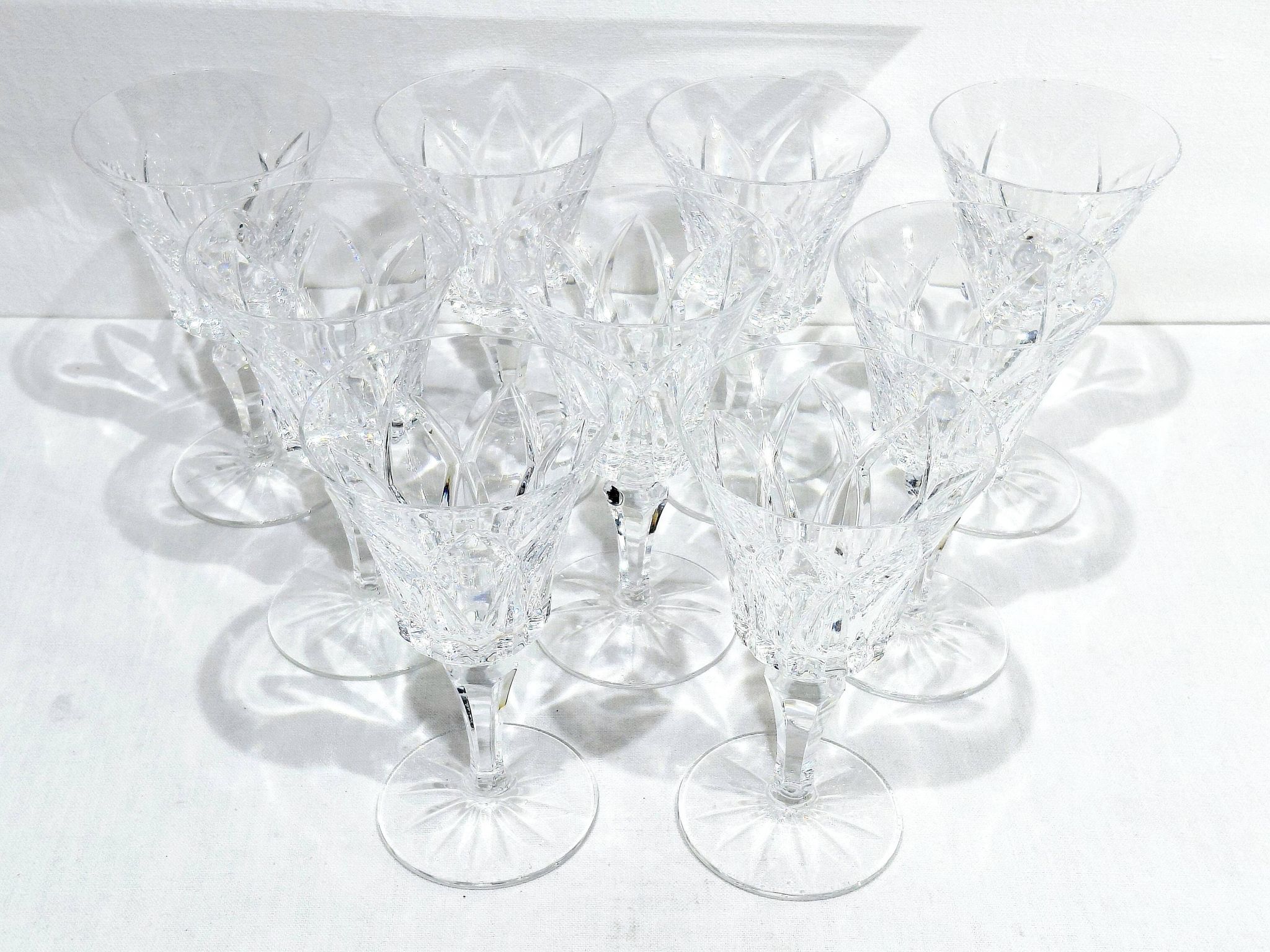 9 verres a vin rouge st louis modèle camargue