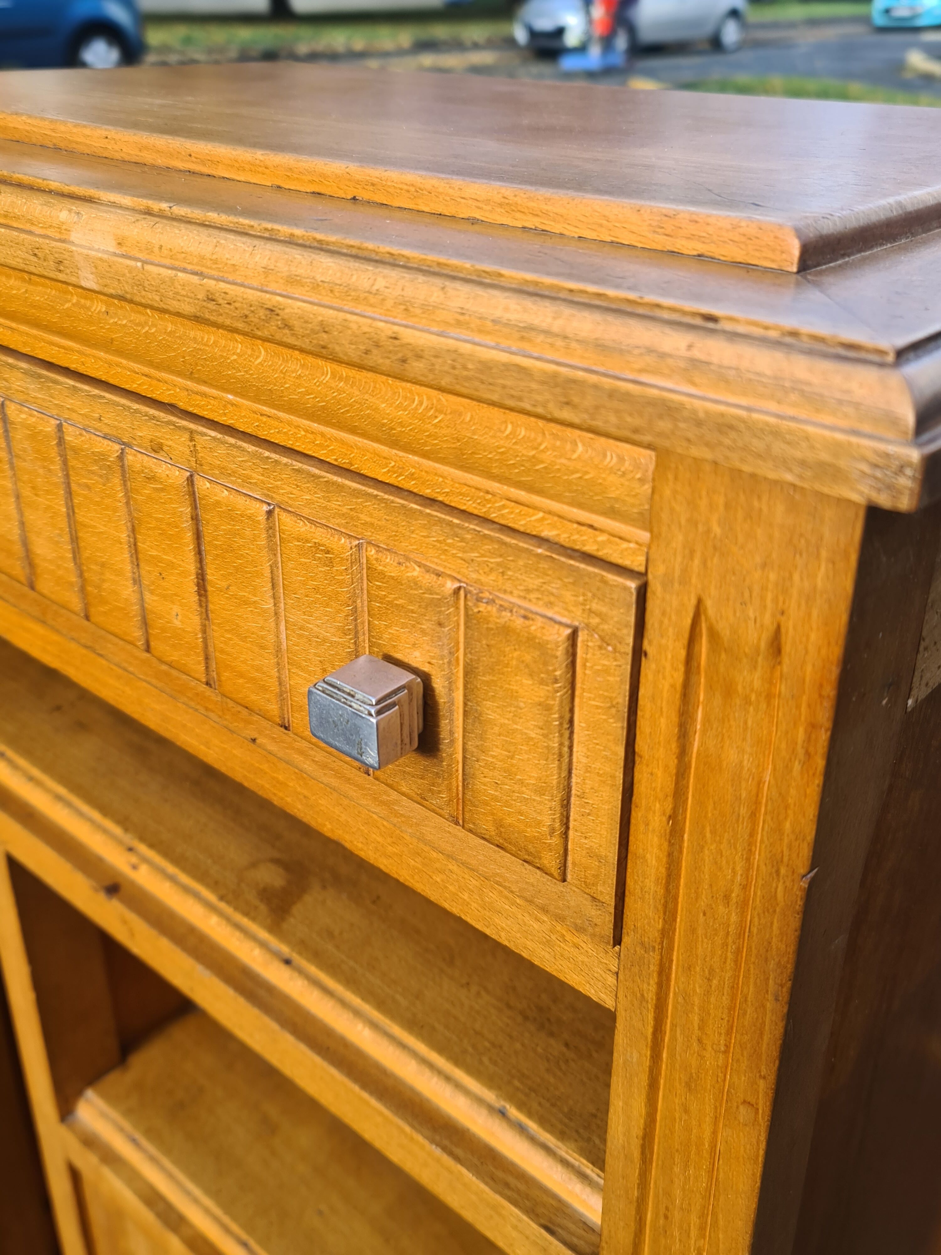 Art deco jam maker 1940-50 solid wood