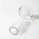 Small Vintage Clear Single Flower Glass Vase / Pukeberg / Sweden / 1960s