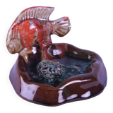 Vallauris style fish ashtray