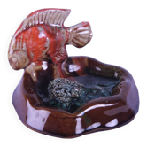Vallauris style fish ashtray