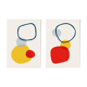 2 impressions d'art abstrait