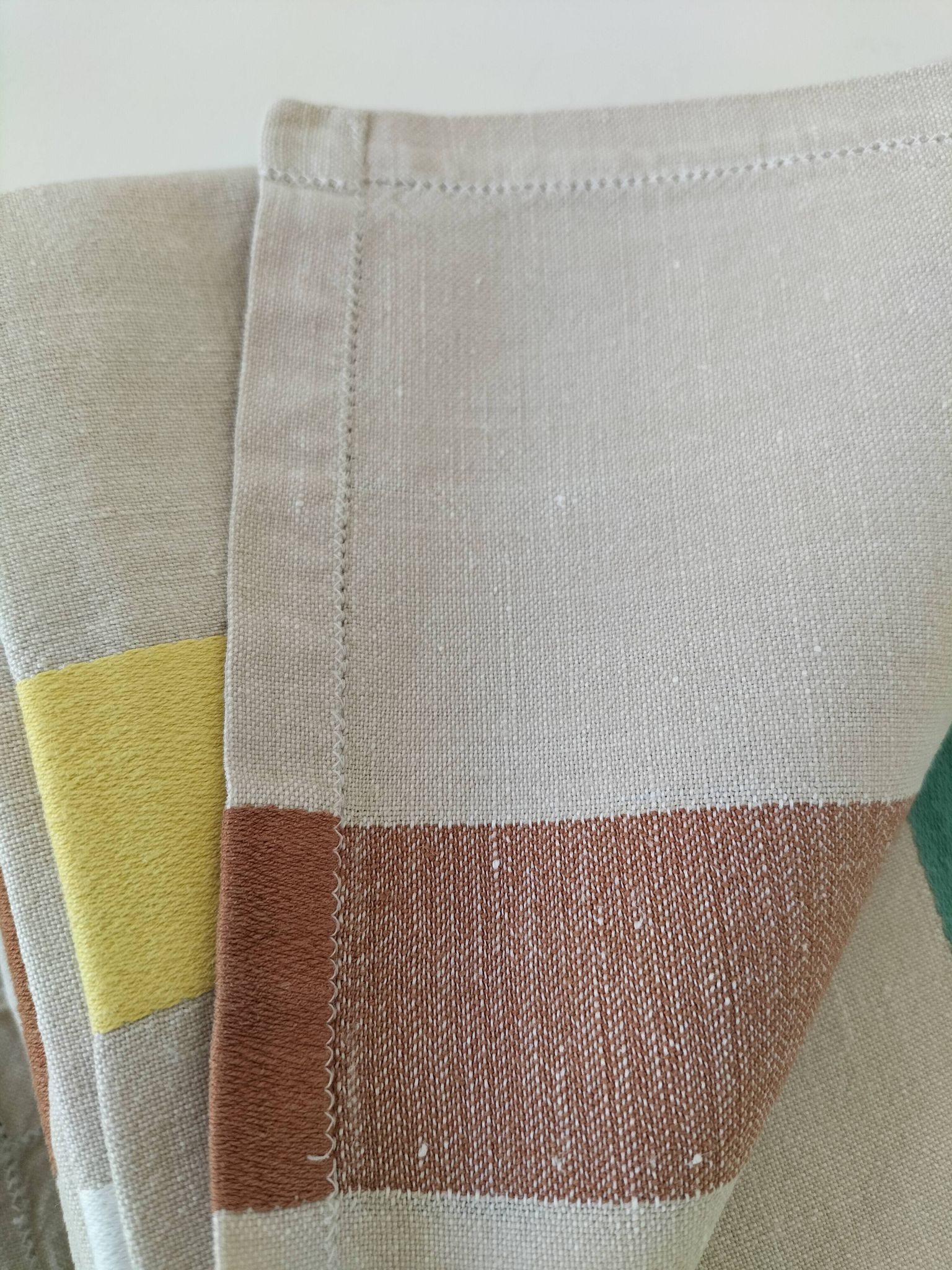 Tablecloth set + 8 napkins – graphic cotton