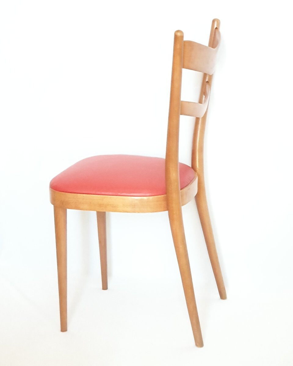 Vintage Italian chair design from the 1960s.