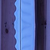 Large Stilux cinema wall lamp Art Deco Italy herringbone pattern