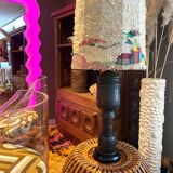 Italian vintage ceramic table lamp Bitossi XL Aldo Londi