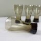 Vintage smoked glass cup