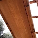 Vintage rattan library