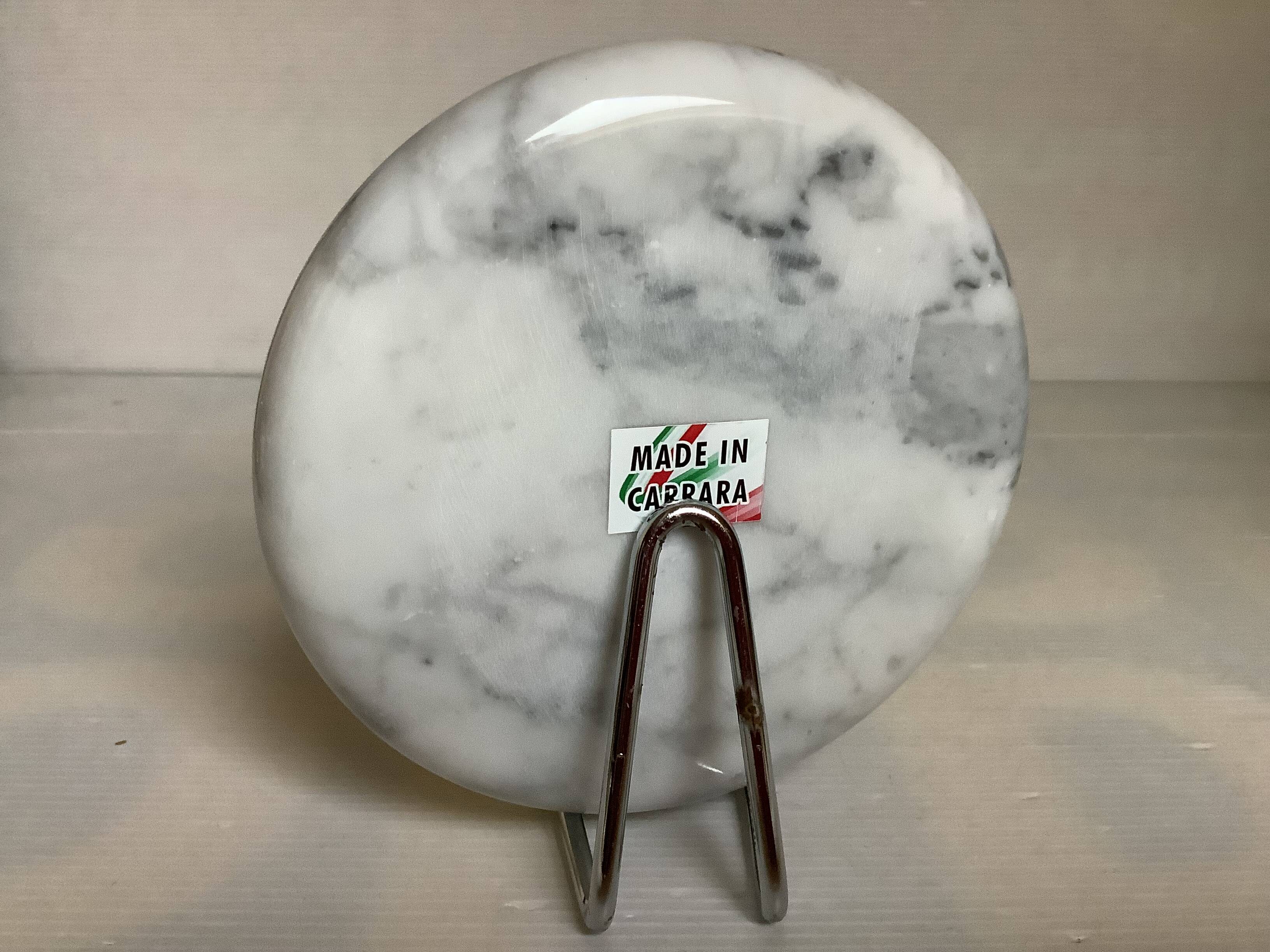 Marble ashtray catchall from Carrara, Italy.