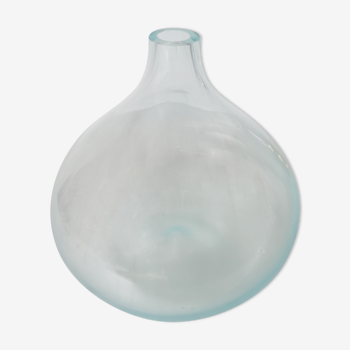 Blown glass vase dame-jeanne