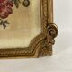 Cross-stitch tapestry in a Louis XVI style frame from around 1900.