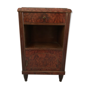 table de chevet loupe - marbre