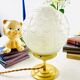Art Deco white frosted globe table lamp - Year 40