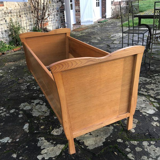 50's rattan cot