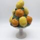 Majolica centrepiece – "Citrus Basket", Italy 1960s