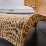 Rattan chaise longue Monika mulder