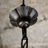 Wrought iron lantern, France, 1950s