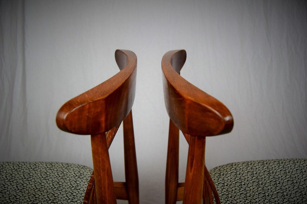 Upholstered Czechoslovakia 1960 s lounge chairs