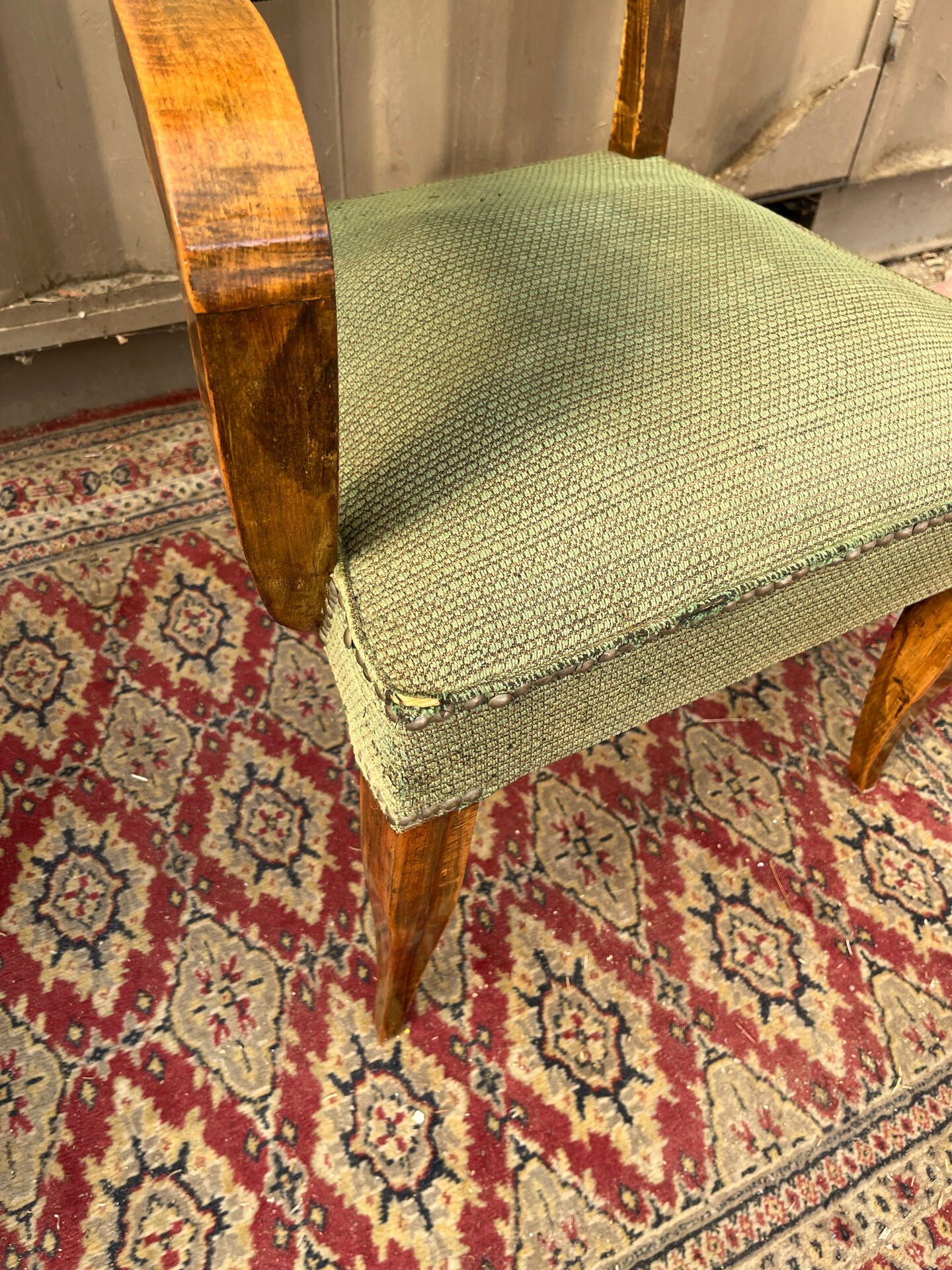 Pair of bridge armchairs