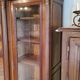 Late nineteenth century Louis XVI style library in walnut