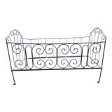 Old wrought iron bed for children