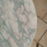 Table basse ancienne style louis xvi avec plateau marbre