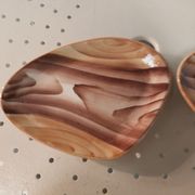 Duo tasses et sous-tasses Vallauris faux bois