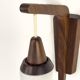 Wall light in teak and opaline glass, 1960s