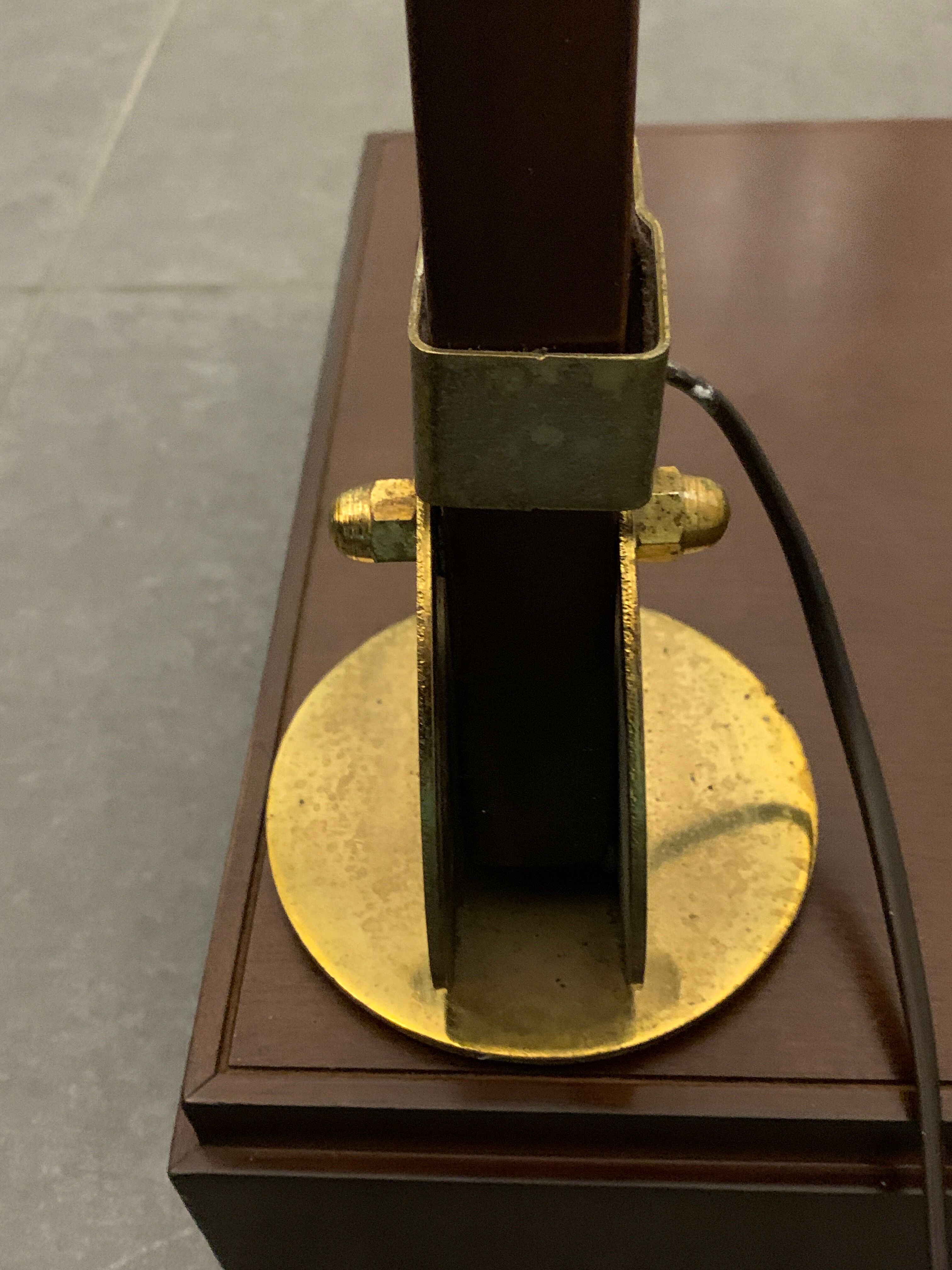 Adjustable and steerable wooden arch lamp lamp 1970