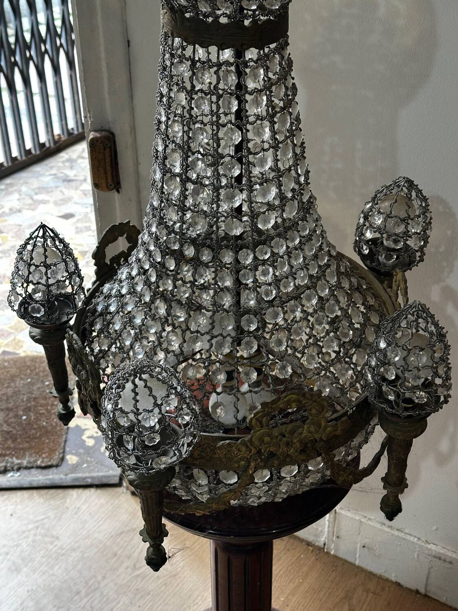 Chandelier Hot Air Balloon Style Louis XVI - 19th century