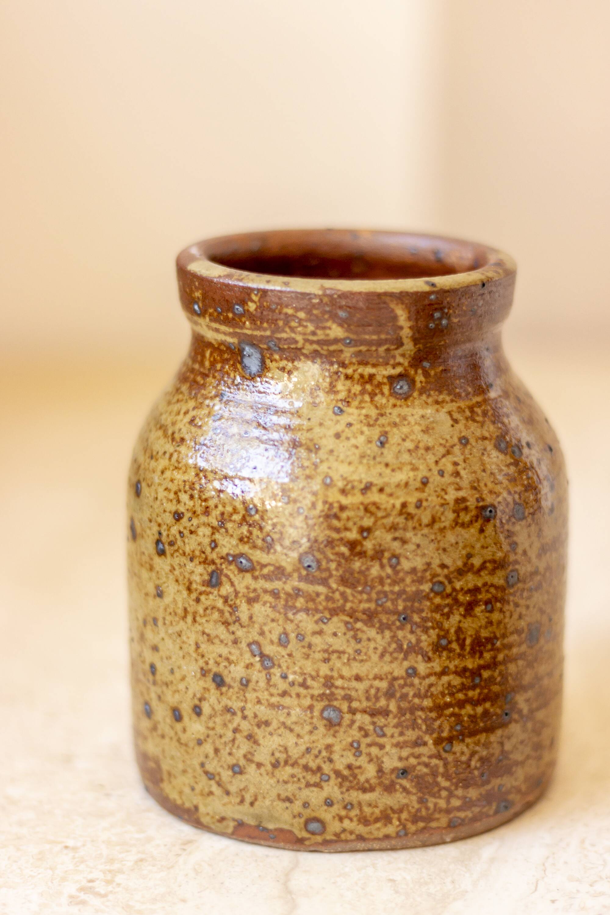 Pair of stoneware vase
