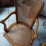 Paire de fauteuils  style Louis XV