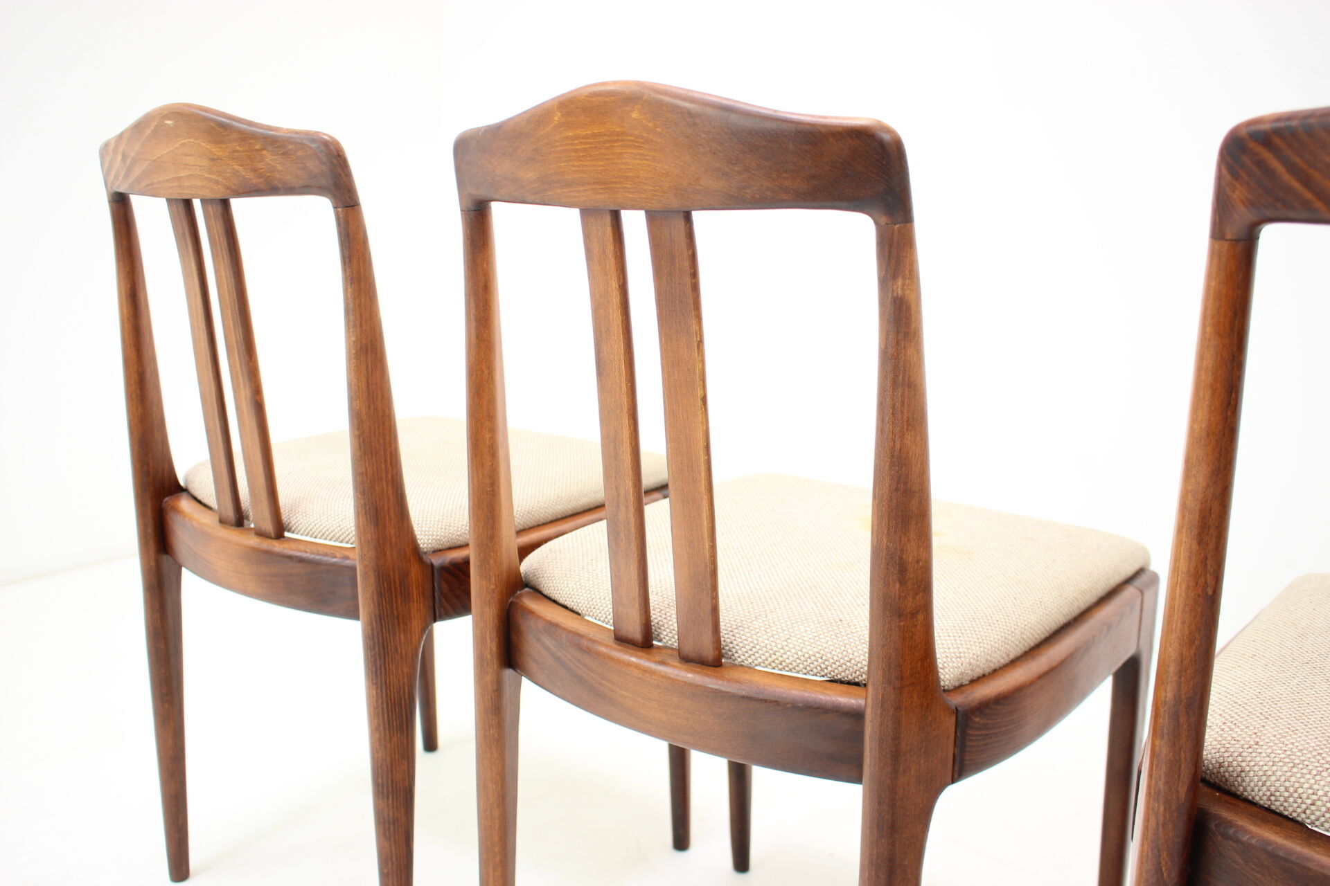 Set of Four Dining Chairs by Drevotvar, Czechoslovakia, 1970